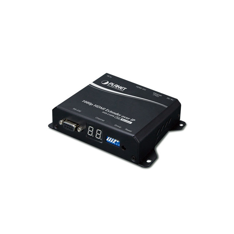 PLANET IHD-210PR extension audio/video Récepteur AV Noir PLANET IHD-210PR extension audio/video Récepteur AV Noir