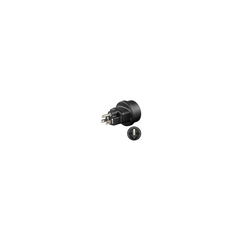 Microconnect PETRAVEL3 adaptateur prise d'alimentation Type F Noir Microconnect PETRAVEL3 adaptateur prise d'alimentation Type F Noir