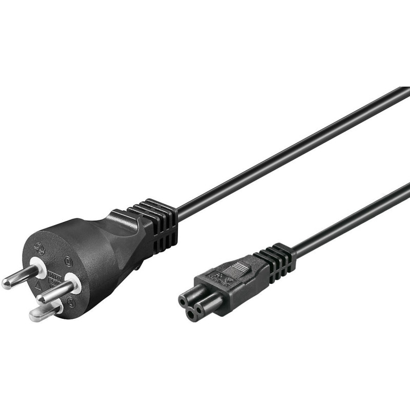 Microconnect PE120810 câble électrique Noir 1 m Prise d'alimentation type K Coupleur C5