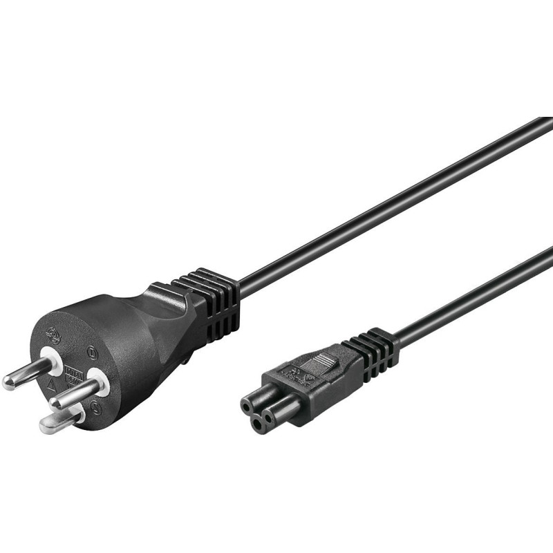 Microconnect PE120810 câble électrique Noir 1 m Prise d'alimentation type K Coupleur C5 Microconnect PE120810 câble électrique Noir 1 m Prise d'alimentation type K Coupleur C5