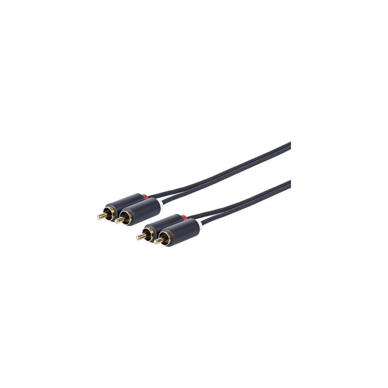 Vivolink PRORCARCA3 câble audio 3 m 2 x RCA Noir Vivolink PRORCARCA3 câble audio 3 m 2 x RCA Noir