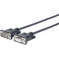 Vivolink 1.5m D-sub 9 pin - D-sub 9 pin câble Série Noir 1,5 m Vivolink 1.5m D-sub 9 pin - D-sub 9 pin câble Série Noir 1,5 m