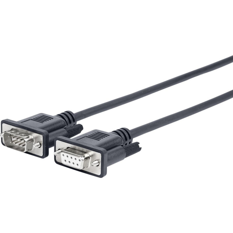Vivolink PRORS15 câble Série Noir 15 m RS-232