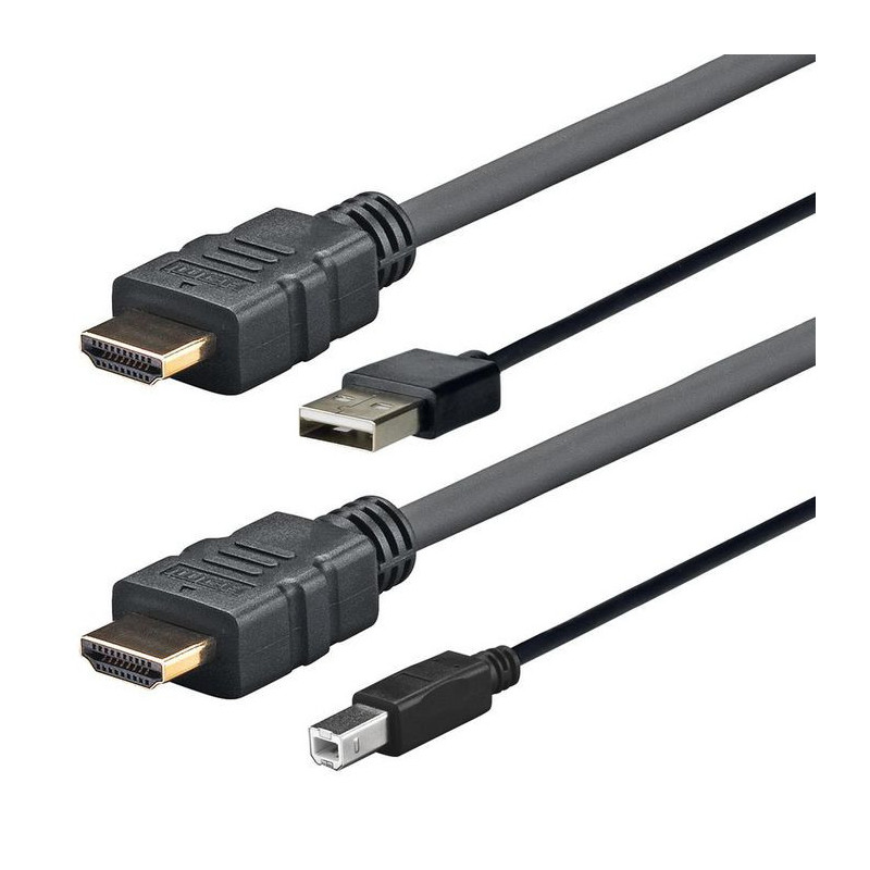 Vivolink PROHDMIUSBAB4AMP câble vidéo et adaptateur 4 m HDMI + USB Type-A HDMI + USB Type-B Noir Vivolink PROHDMIUSBAB4AMP câble vidéo et adaptateur 4 m HDMI + USB Type-A HDMI + USB Type-B Noir