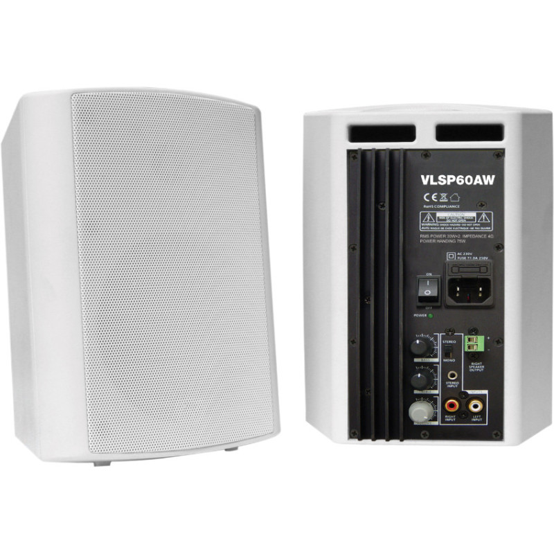 Vivolink VLSP60AW haut-parleur 2-voies Blanc Avec fil 60 W Vivolink VLSP60AW haut-parleur 2-voies Blanc Avec fil 60 W