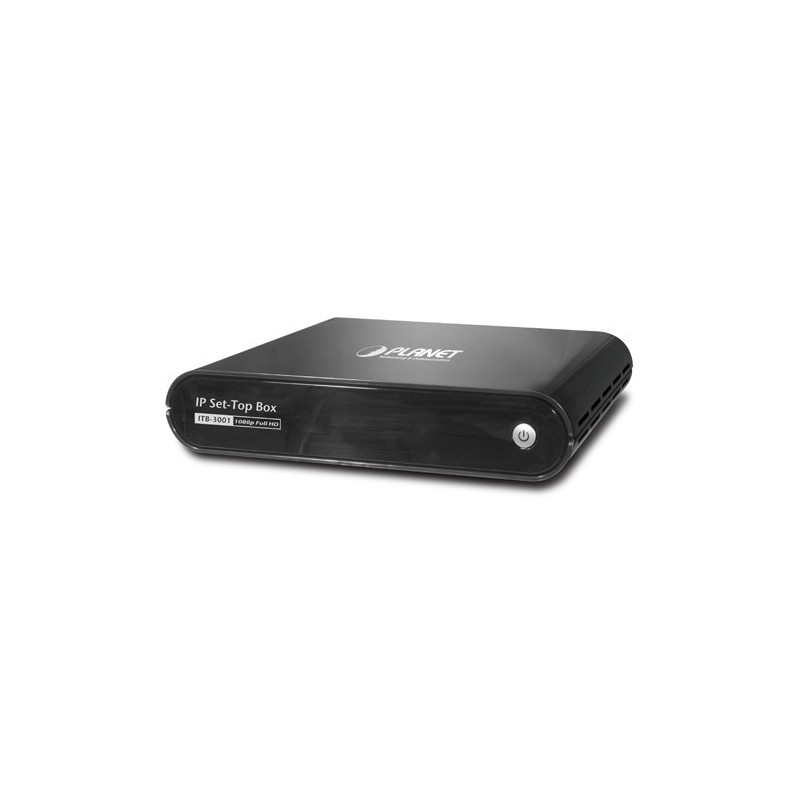 PLANET ITB-3001 TV set-top boxe IPTV Full HD Noir PLANET ITB-3001 TV set-top boxe IPTV Full HD Noir