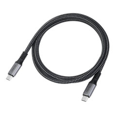 eSTUFF ES604514 câble USB 1,2 m USB4 Gen 3x2 USB C Noir