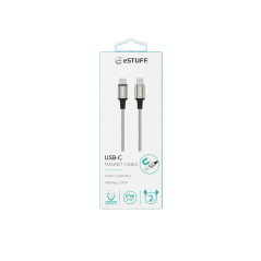 eSTUFF ES604260 câble USB 2 m USB 2.0 USB C Gris