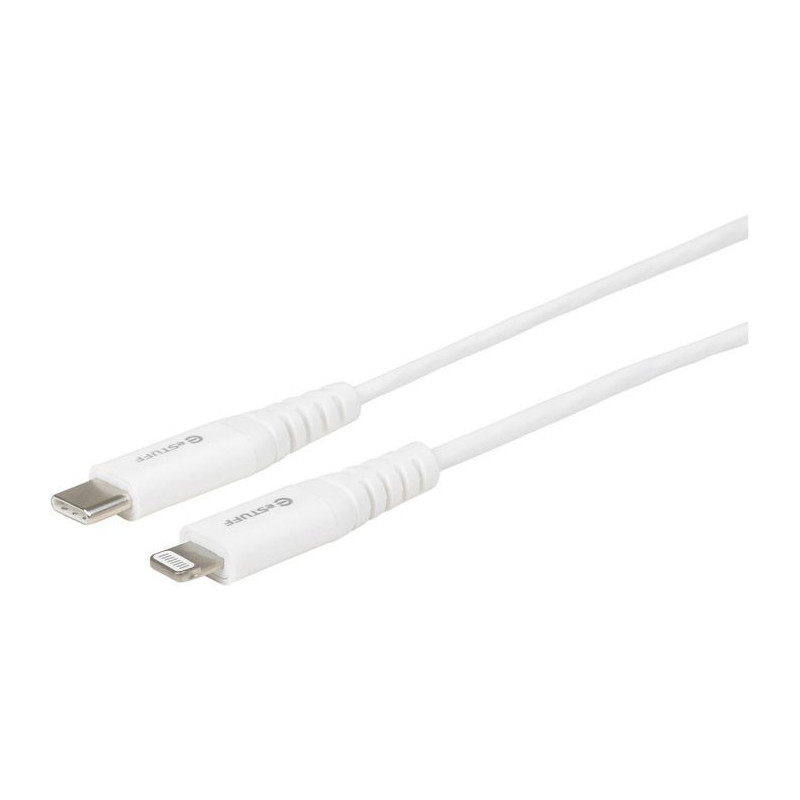 eSTUFF USB-C Lightning Cable MFI 1m White câble USB USB C Blanc