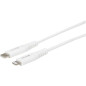 eSTUFF USB-C Lightning Cable MFI 1m White câble USB USB C Blanc