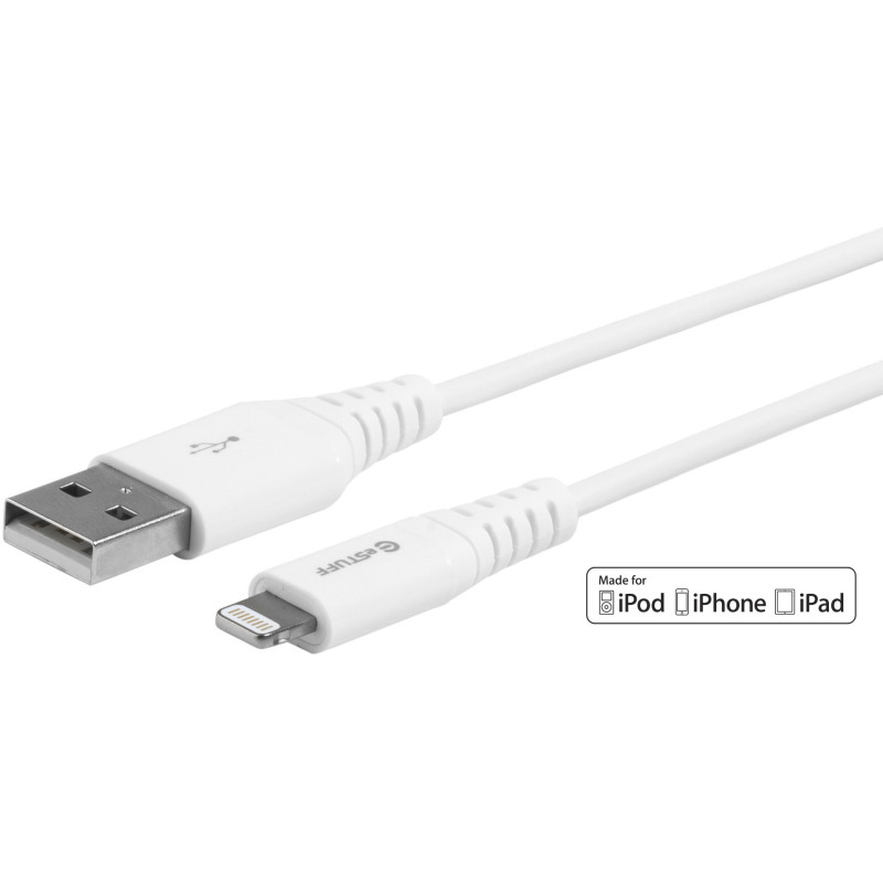 eSTUFF ES601204 câble Lightning 2 m Blanc eSTUFF ES601204 câble Lightning 2 m Blanc