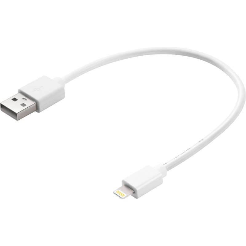 Sandberg USBLightning MFI 0.2m White Sandberg USBLightning MFI 0.2m White