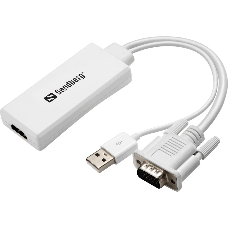 Sandberg VGA+Audio to HDMI Converter Sandberg VGA+Audio to HDMI Converter