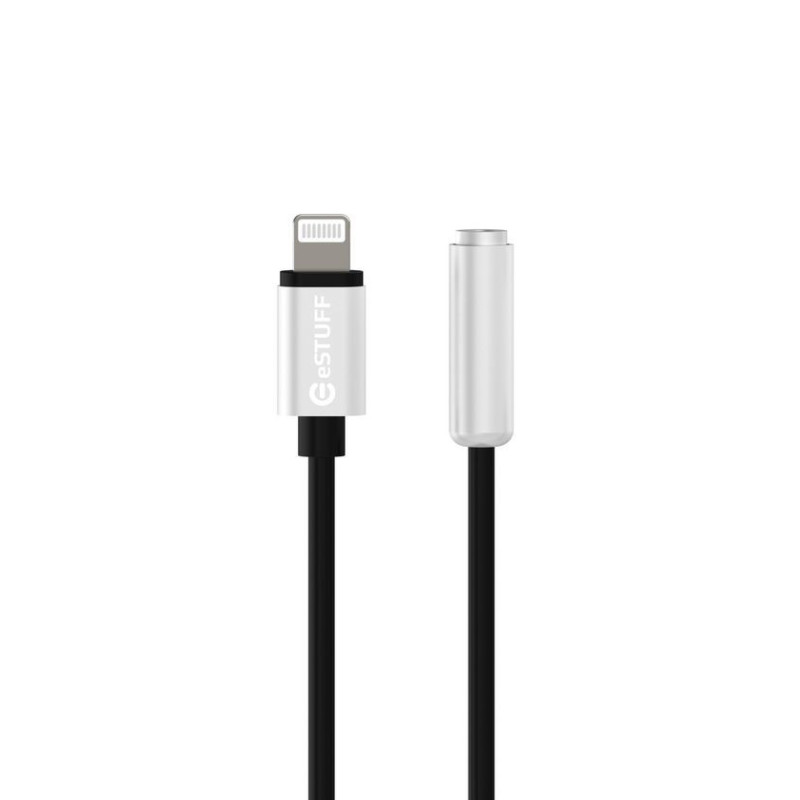 eSTUFF ES651650-BULK changeur de genre de câble Lightning 3,5 mm eSTUFF ES651650-BULK changeur de genre de câble Lightning 3,5 mm