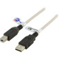MicroConnect USB2.0 A-B, 1m, M-M MicroConnect USB2.0 A-B, 1m, M-M