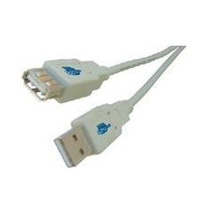 Microconnect USB 2.0 A-A 5m M-F câble USB USB A Gris