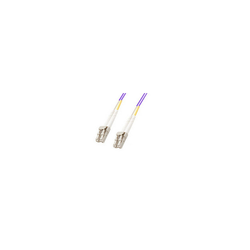 Microconnect LC/PC-LC/PC, 2M, 50/125, MM, Duplex câble de fibre optique Violet Microconnect LC/PC-LC/PC, 2M, 50/125, MM, Duplex câble de fibre optique Violet