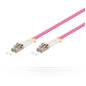 Microconnect 25m, LC/UPC-LC/UPC câble de fibre optique OM4 Violet Microconnect 25m, LC/UPC-LC/UPC câble de fibre optique OM4 Violet