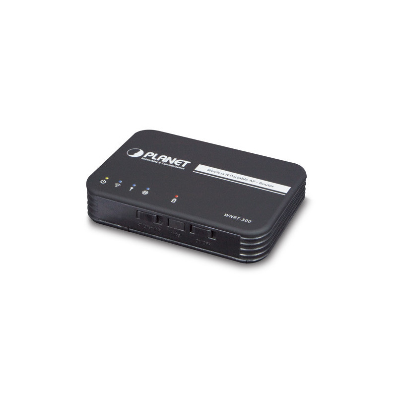 PLANET WNRT-300 routeur sans fil Fast Ethernet 4G Noir