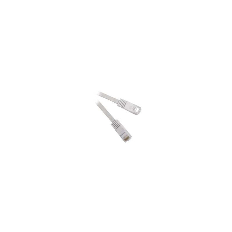 Microconnect Cat6 UTP UltraFlat Cable - 1m câble de réseau Blanc