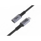 Microconnect W126988096 câble USB 2 m USB4 Gen 2x2 USB C Noir, Gris Microconnect W126988096 câble USB 2 m USB4 Gen 2x2 USB C Noir, Gris