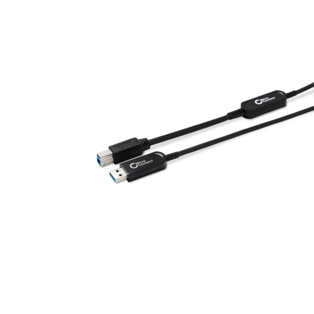 Microconnect MC-USB3.0AB15OP câble USB 15 m USB 3.2 Gen 2 (3.1 Gen 2) USB B USB A Noir