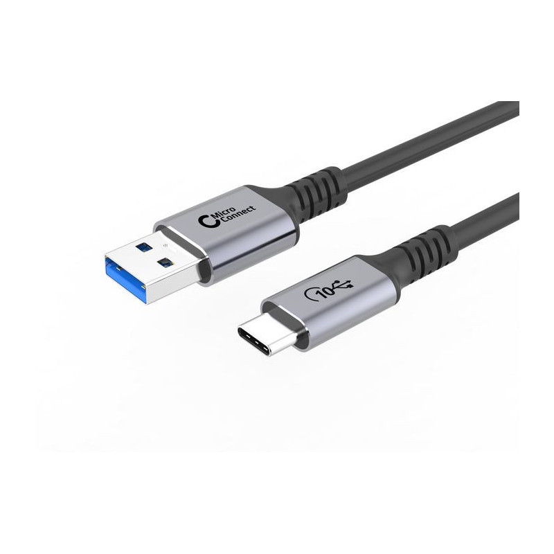 Microconnect USB3.2AC1 câble USB 1 m USB 3.2 Gen 2 (3.1 Gen 2) USB C USB A Noir