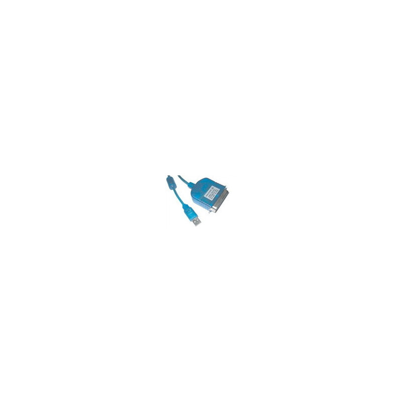 Microconnect USB/Cen36 2m M - M câble parallèle 1,8 m Bleu