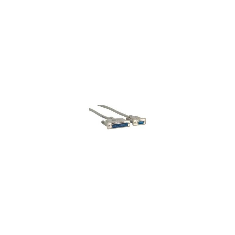 Microconnect ModemCable DB9-DB25 (3M) câble de réseau Gris Microconnect ModemCable DB9-DB25 (3M) câble de réseau Gris