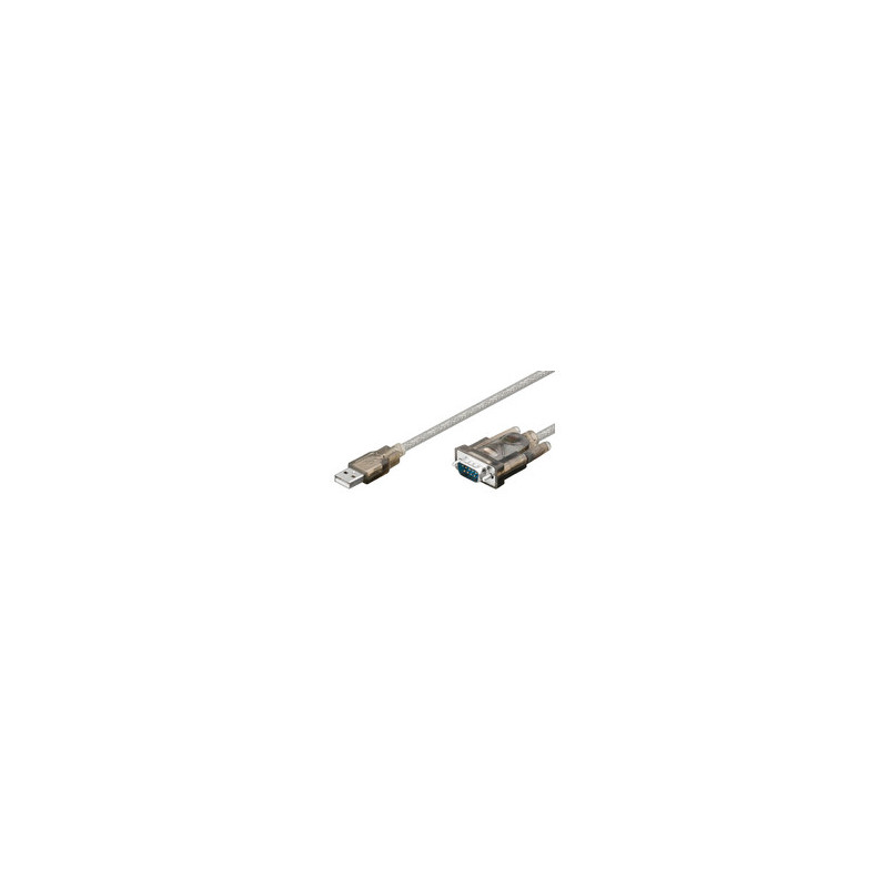 Microconnect USB A/Serial DB9 M-M 1.8m câble Série Gris 1,8 m USB 2.0 A Microconnect USB A/Serial DB9 M-M 1.8m câble Série Gris 1,8 m USB 2.0 A