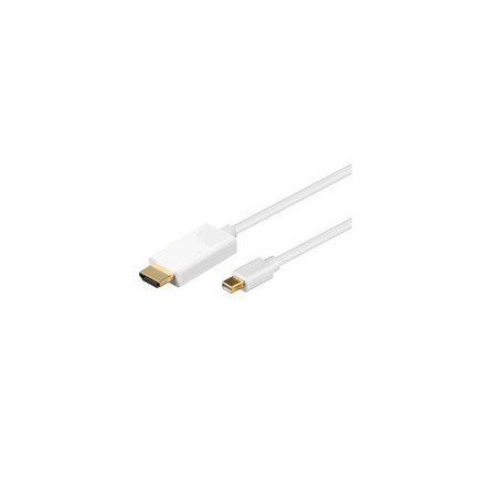 Microconnect 3m MDP/HDMI M/M mini DisplayPort Blanc