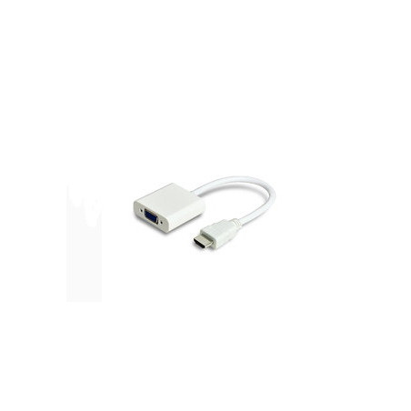 Microconnect HDMI - VGA, M-F VGA (D-Sub) Blanc