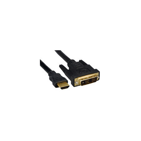 Microconnect HDMI - DVI-D (2m) Noir