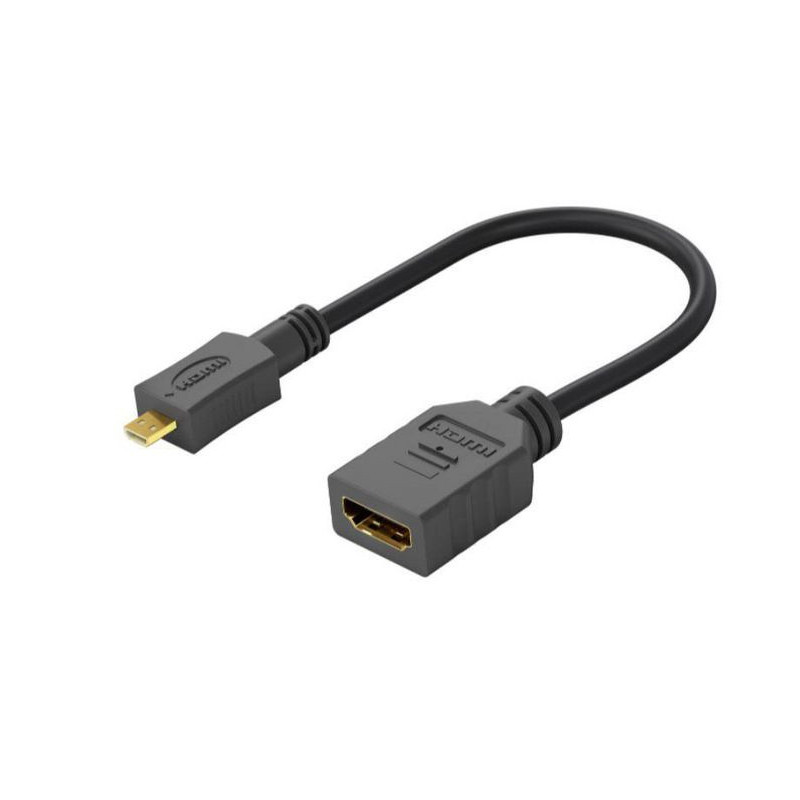 Microconnect HDM19F19MMC changeur de genre de câble HDMI HDMI Type D (Micro) Noir Microconnect HDM19F19MMC changeur de genre de câble HDMI HDMI Type D (Micro) Noir