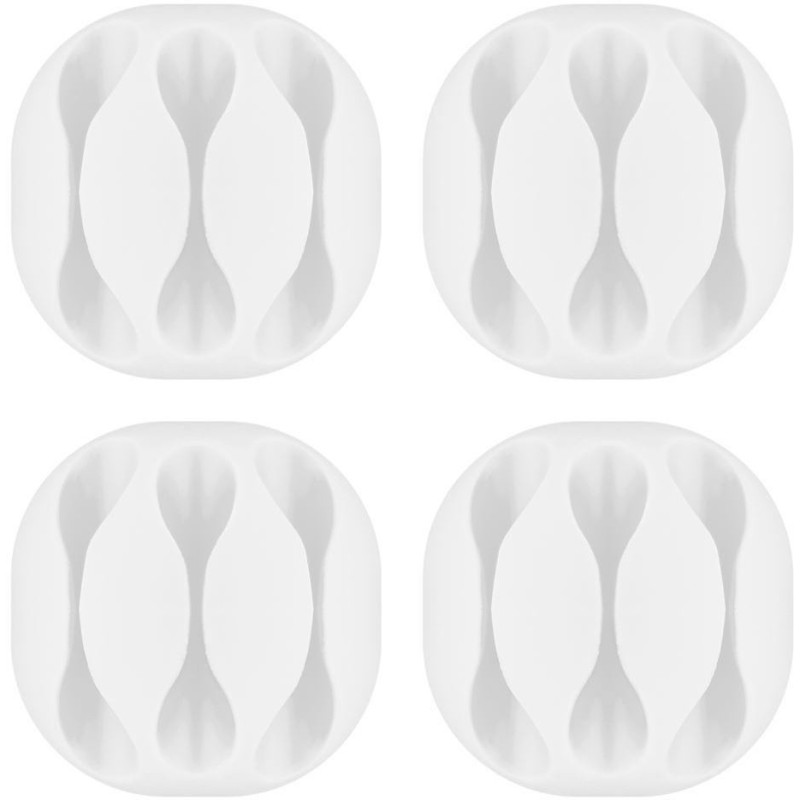 Microconnect CABLEMANA-15W range-câbles Sol Support de câbles Blanc 4 pièce(s)