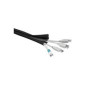 Microconnect CABLESOCK protecteur de câbles Noir