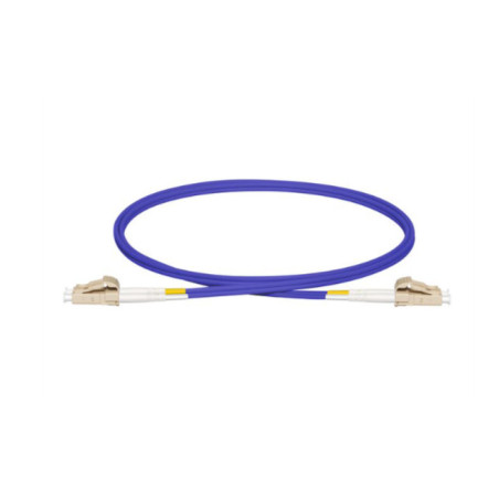 Lanview LVO231818 câble de fibre optique 5 m 2x LC OM4 Beige, Violet, Blanc, Jaune