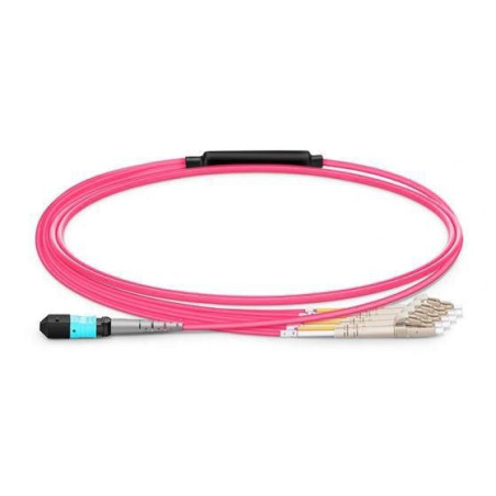 Lanview LVO23050-MTP câble de fibre optique 5 m LC/UPC OM4 Violet