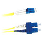 Lanview LVO231491 câble de fibre optique 1 m 2x LC 2x SC OS2 Jaune Lanview LVO231491 câble de fibre optique 1 m 2x LC 2x SC OS2 Jaune