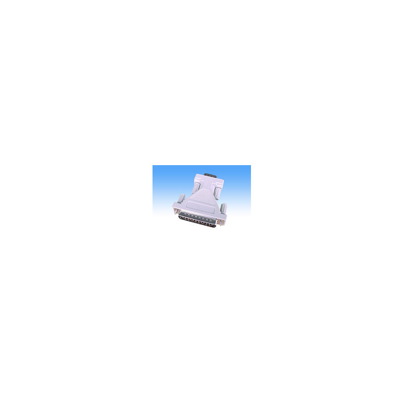 Microconnect ADA9F25 changeur de genre de câble DB25 DB9 Blanc