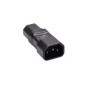 Microconnect PEA1415 changeur de genre de câble C14 C15 Noir