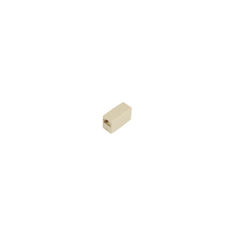 Microconnect RJ45-RJ45 F/F RJ-45 Beige