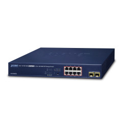 PLANET GS-4210-8P2S commutateur réseau Géré Gigabit Ethernet (10/100/1000) Connexion Ethernet, supportant l'alimentation via ce