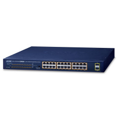 PLANET GSW-2620HP commutateur réseau Non-géré 10G Ethernet (100/1000/10000) Connexion Ethernet, supportant l'alimentation via
