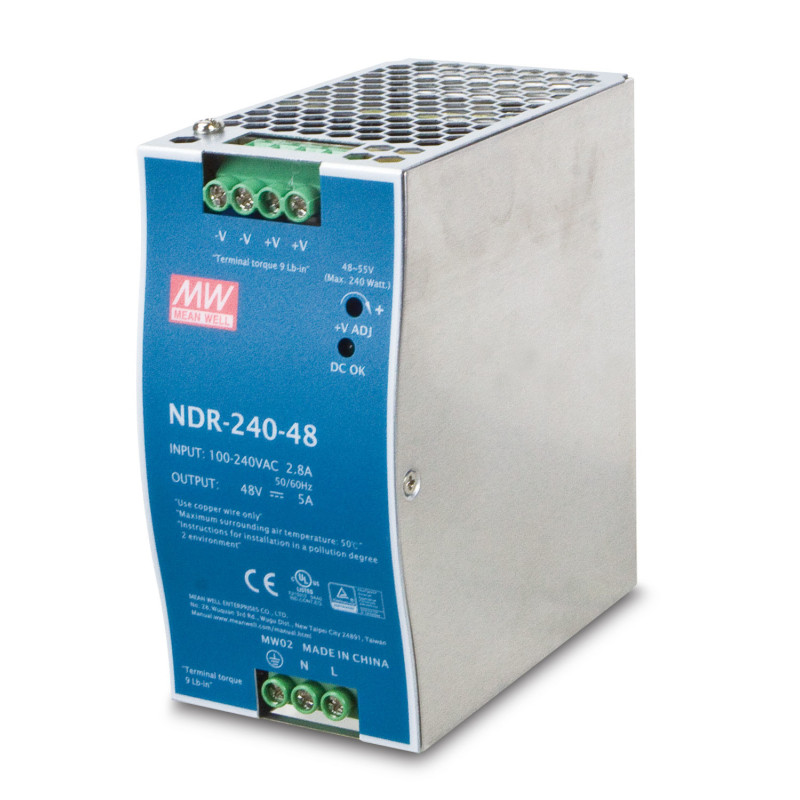 PLANET PWR-240-48 unité d'alimentation d'énergie 240 W Bleu, Gris PLANET PWR-240-48 unité d'alimentation d'énergie 240 W Bleu, Gris