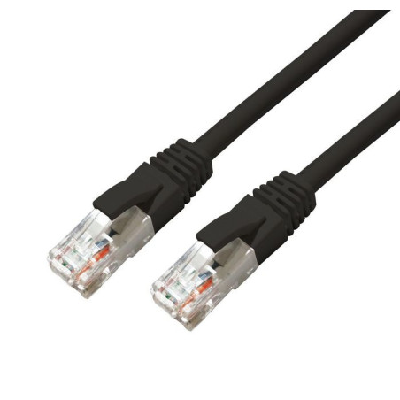 Microconnect MC-UTP6A015S câble de réseau Noir 1,5 m Cat6a U/UTP (UTP)