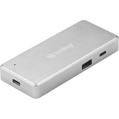 Sandberg 136-42 lecteur de carte mémoire USB 3.2 Gen 1 (3.1 Gen 1) Argent
