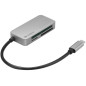 Sandberg 136-38 lecteur de carte mémoire USB 3.2 Gen 1 (3.1 Gen 1) Type-C Noir