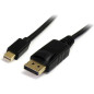 Microconnect DP-MMG-180MBV1.4 câble DisplayPort 2 m Mini DisplayPort Noir Microconnect DP-MMG-180MBV1.4 câble DisplayPort 2 m Mini DisplayPort Noir