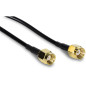 Trendnet TEW-LB101 câble coaxial 1 m RP-SMA Noir Trendnet TEW-LB101 câble coaxial 1 m RP-SMA Noir